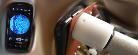 iPhone microscope adaptor